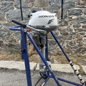 Used 2 3Hp Honda Manual Start Tiller Control Shortshaft Four Stroke
